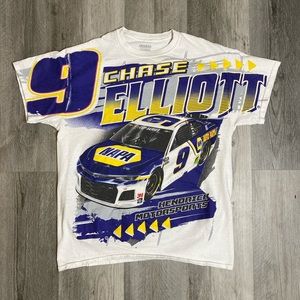 Chase Elliot Nascar All Over Graphic T-Shirt